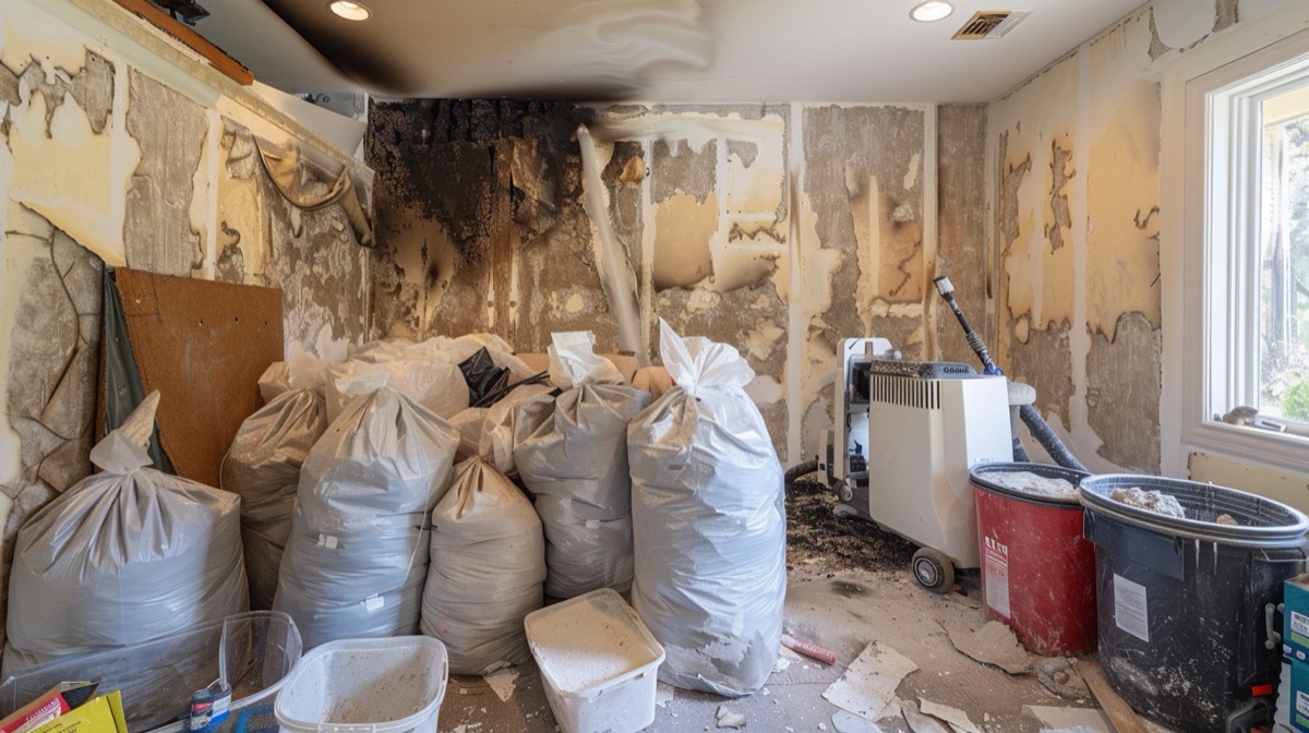 Storm and fire cleanup